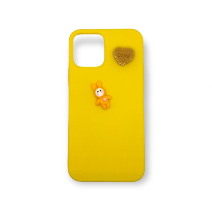 iPhone 12/ 12 Pro Bunny Cover - Yellow